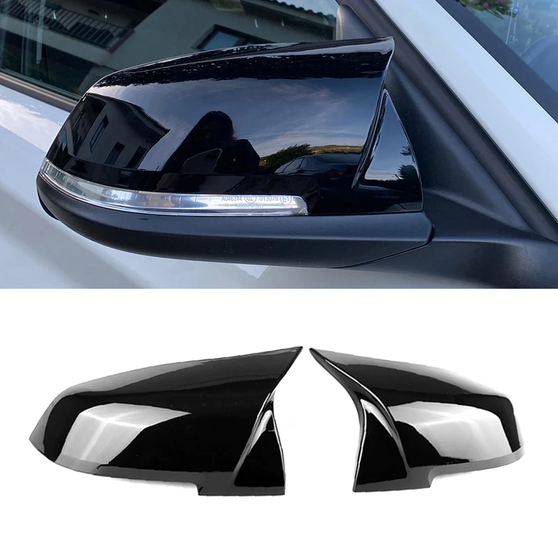 

1 Pair Car Rearview Mirror Cap Rear View Side Mirror Cover ABS Auto For BMW 1 2 3 4 Series F30 F34 F20 F22 F23 F32 F33 F36 E84