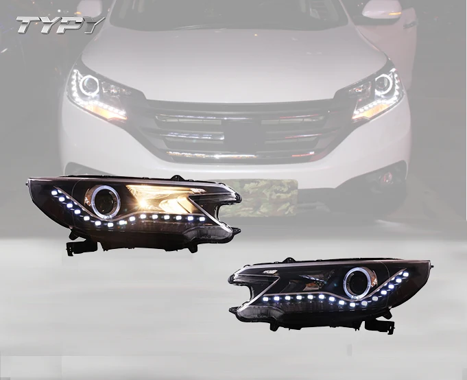 

Car LED Angel Eyes Headlamp FOR HONDA CRV 2012 2013 2014 Plug And Play