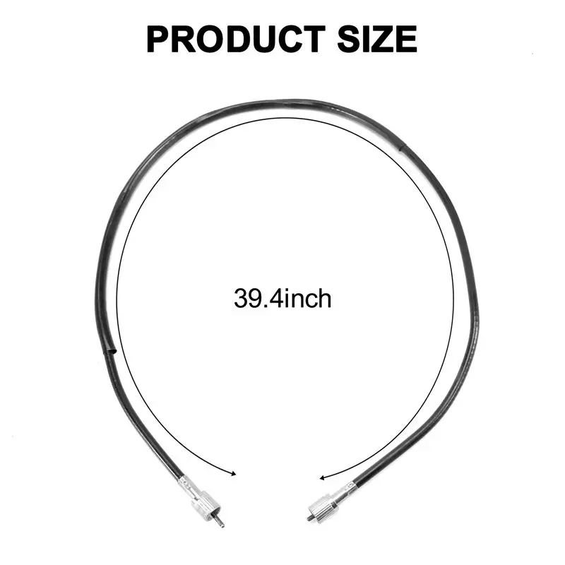 Compatible Motorcycle 12mm Speedometer Drive Gear with Cable Fit for GY6 50Cc 150Cc Scooter Parts