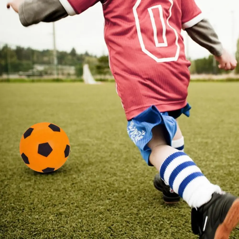 Equipo Deportivo seguro para niños, balón de fútbol silencioso para entrenamiento en interiores, equipo de fútbol elástico suave para niños, de