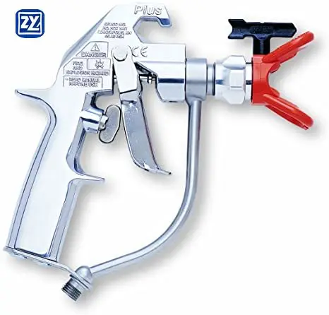 

Silver 345 bar Plus Spray Gun with 517 Spray Tips 5000psi Paint Sprayer Airless Spray Gun