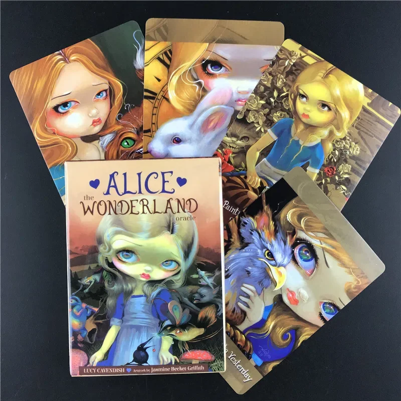 Alice The Wonderland Oracle Guidance Divination Fate Tarot Cards Deck Board Game Party Playing Card Board games