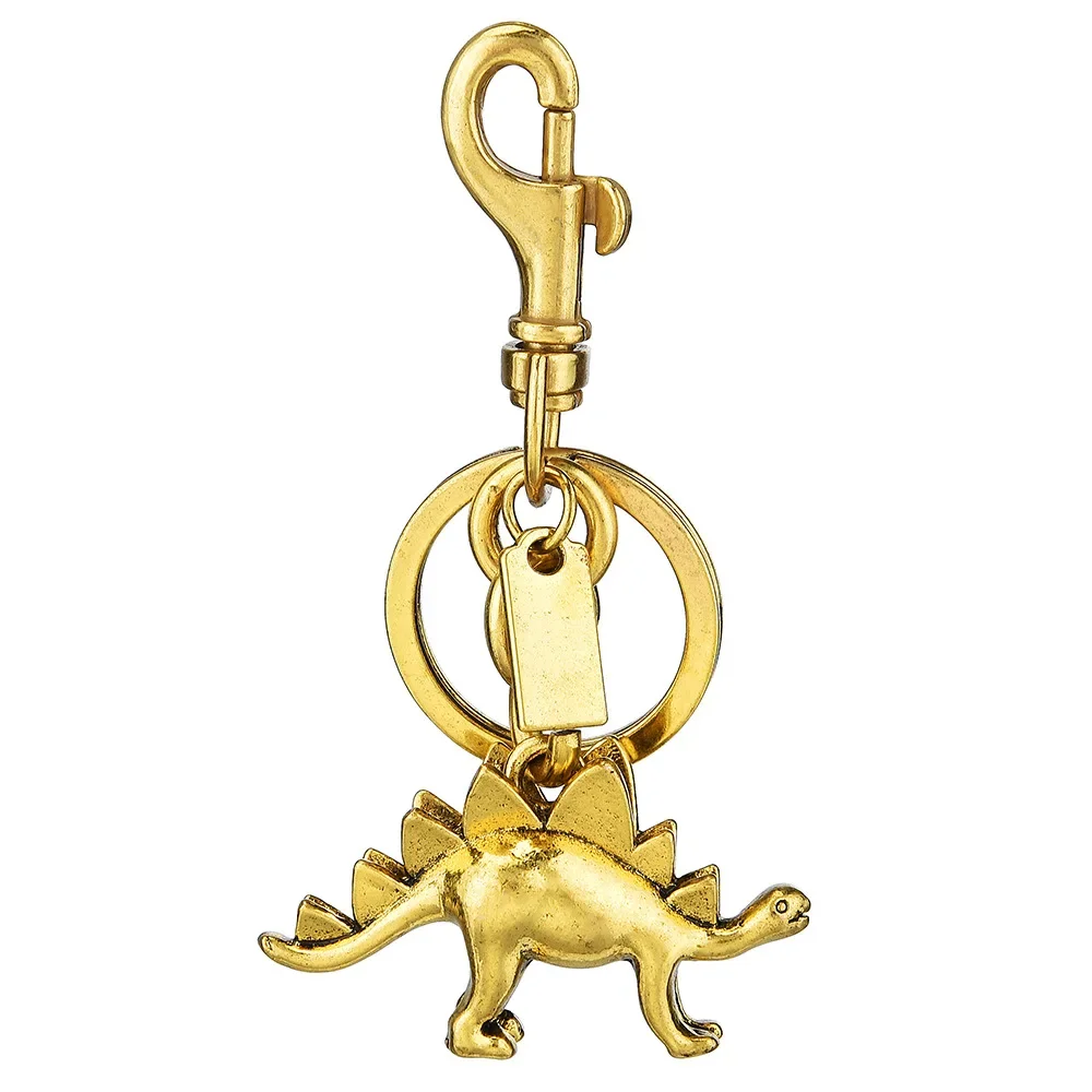 Breloczek do kluczy z dinozaurem 2025, szkielet, kółko do kluczy, kolorowa zawieszka, zawieszka do torby, kreatywny breloczek w stylu retro