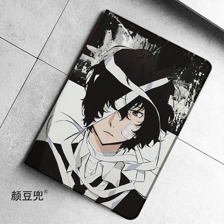 Bungo Stray Dogs Anime Dazai Osamu Case For iPad Air 4 5 10.9 Mini 5 6 For Pro 12.9 11 Luxury Silicone iPad 10th Protective Skin