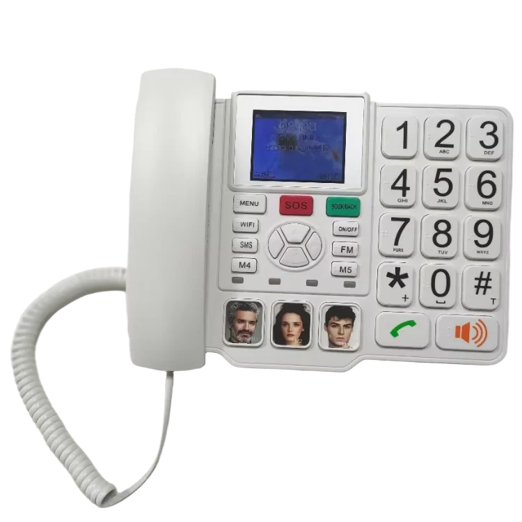 The Perfect Gift for Older Parents 4g Large Button Phone with SOS Emergency FM Radio with Clear Display Premium Friendly Design