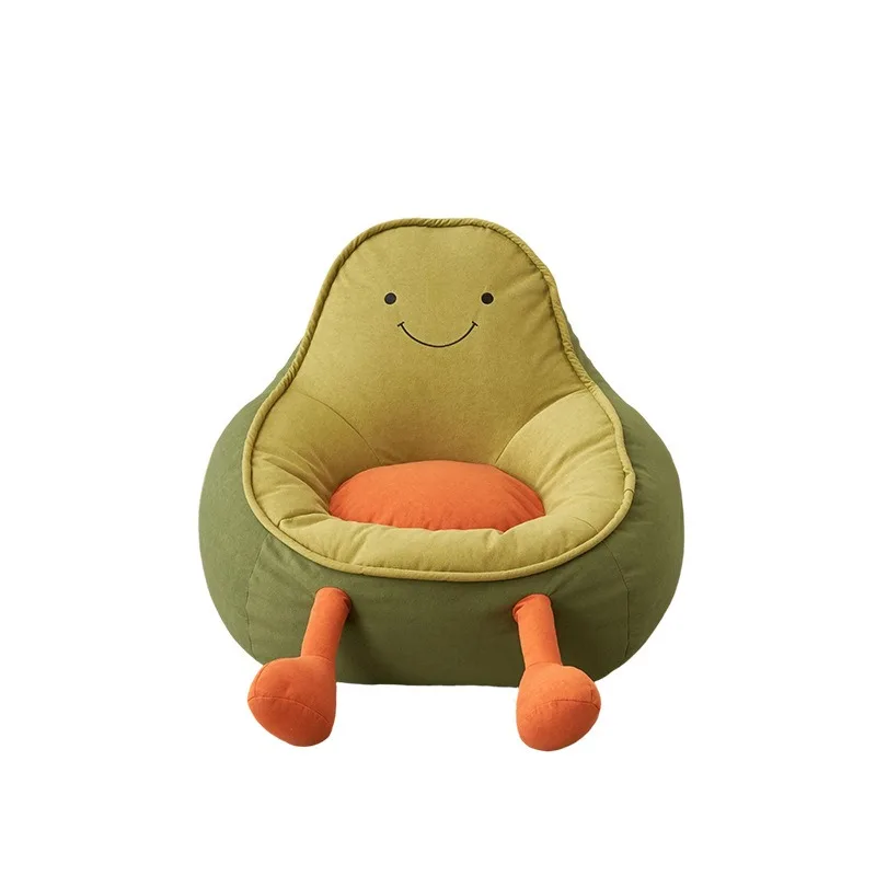 Avocado sofa living room tatami chair balcony casual single cute ground reading chair