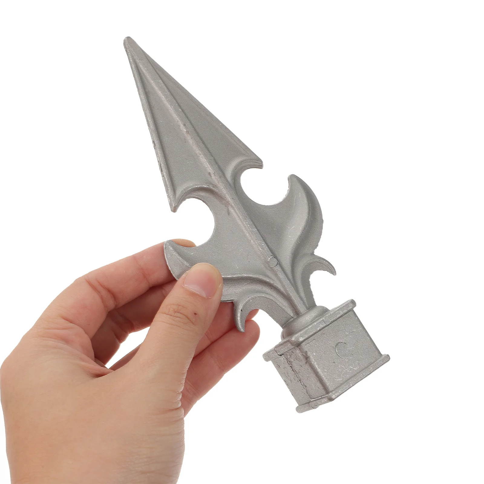 4pcs Fence Finials Metal Cast Aluminum Decorative Yard Garden Fence Toppers Durable Replacement For Gate Post Railing