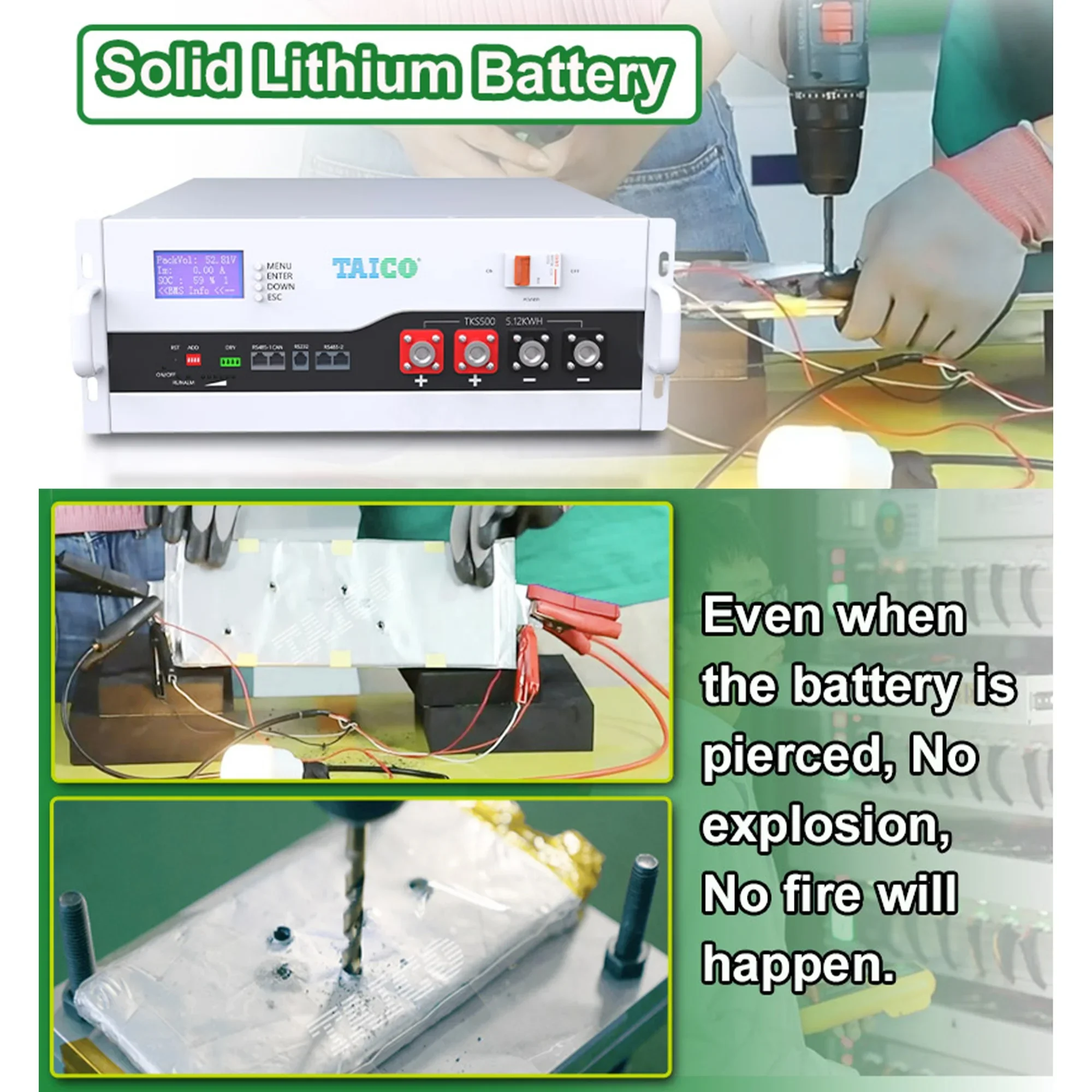 Deep Cycle Lifepo4 Lithium Ion Battery 48V 100Ah 150Ah 200Ah 250Ah 300Ah Lihtium Battery For Solar System