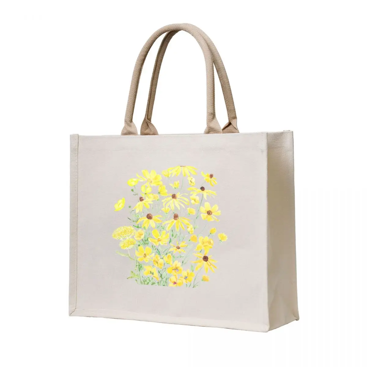 

yellow flowers field 2020 Tote Bag tote bags men great bag Shopper Women's shopper