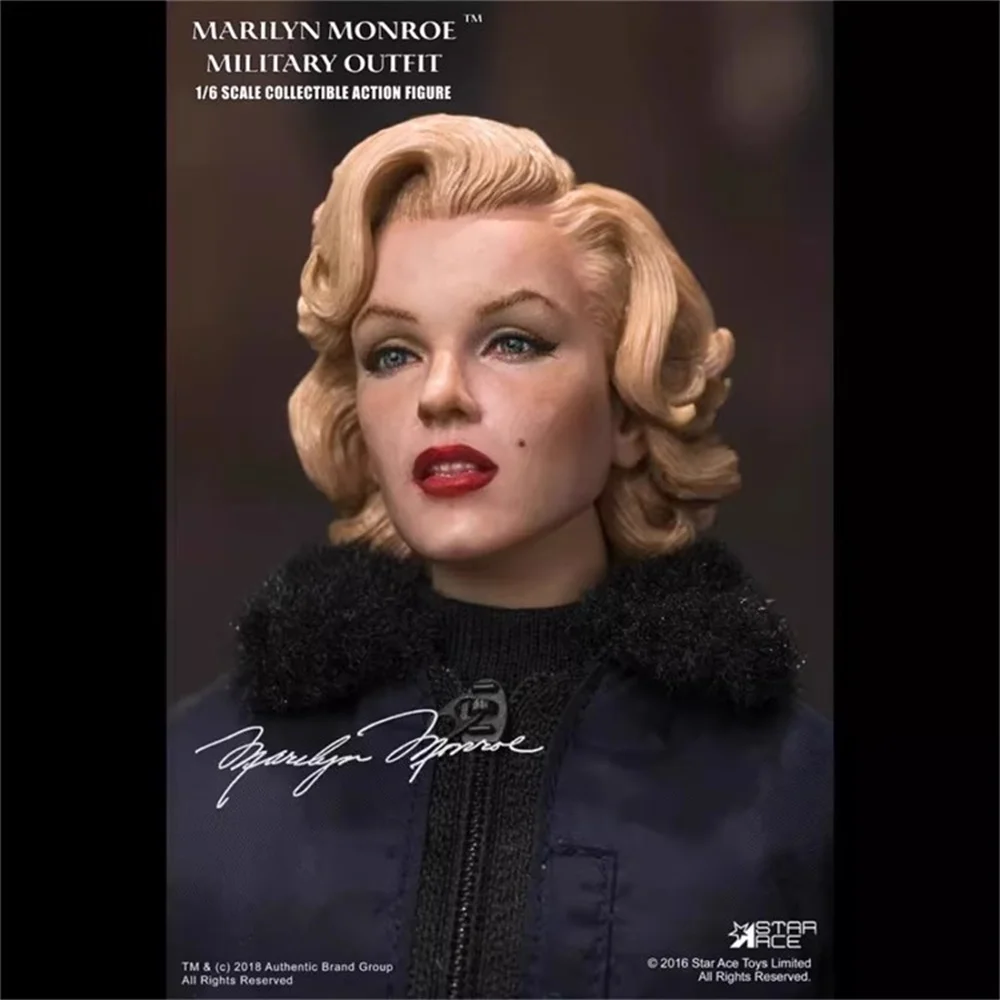 Grote Verkoop 1/6 Ster Aas Speelgoed Sa0055 Vrouwelijke Ster Ter Nagedachtenis Aan Marilyn Monroe Schoonheid Jakcet Versie Volledige Set Actiefiguur Voor Fans