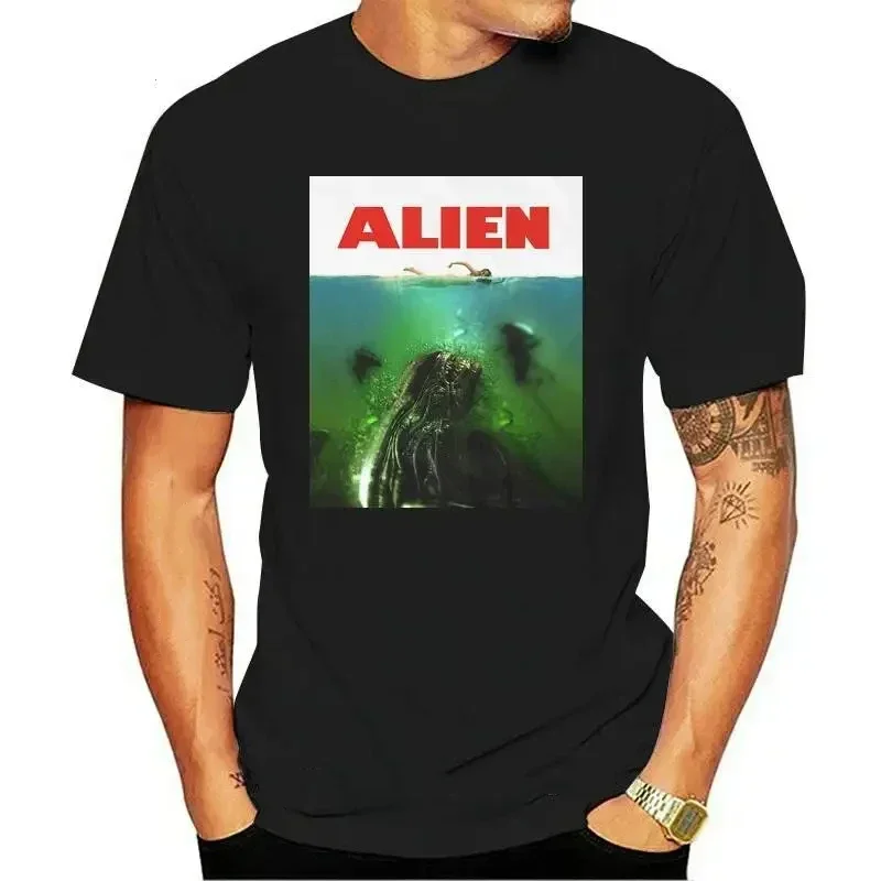 Fashion New Men T Shirt Xenomorph Jaws Aliens Alien Covenant Movie Sci-Fi Funny T-Shirt Novelty Tshirt Women