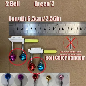 Elektronik balıkçı ışığı, Çubuklar, Bells, LED, Hata Alarmları, Piller dahil değildir, Cr425, set başına 2 adet aküde 8 büyük satış, elgin-no. 8