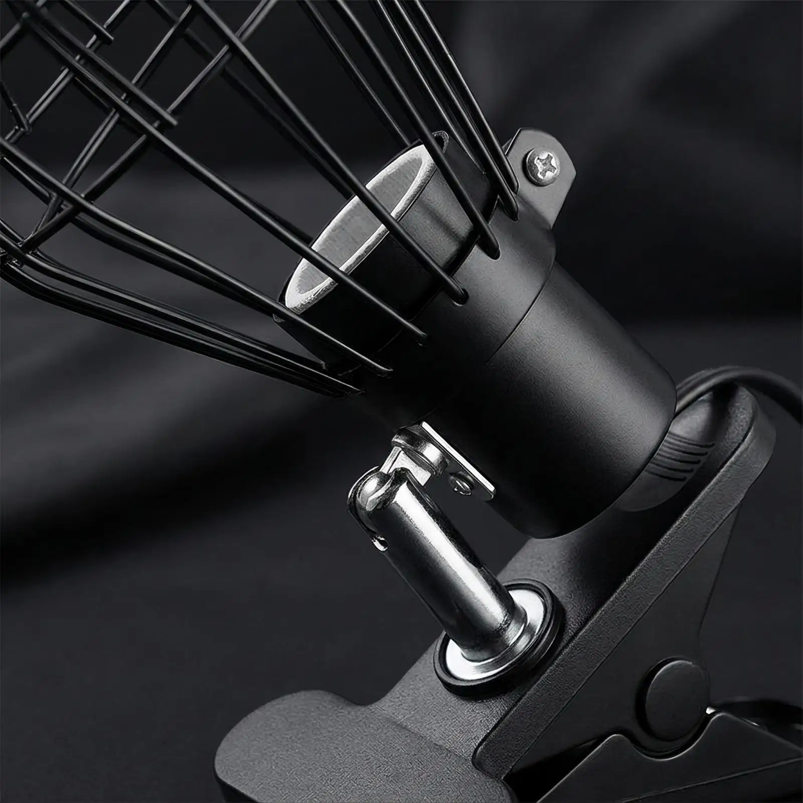 Reptile Heating Device with Protective Cage Clamp Lamp for Small Animal Tank Bird Cage Warmth