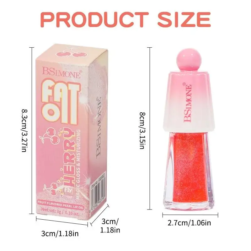 NEW BSIMONE プランプリップオイル ハイドレーティンググロス リップグロス ノンスティッキー モイスチャライザー ビッグブラシヘッド リップティント プランプ ナチュラルリップケア