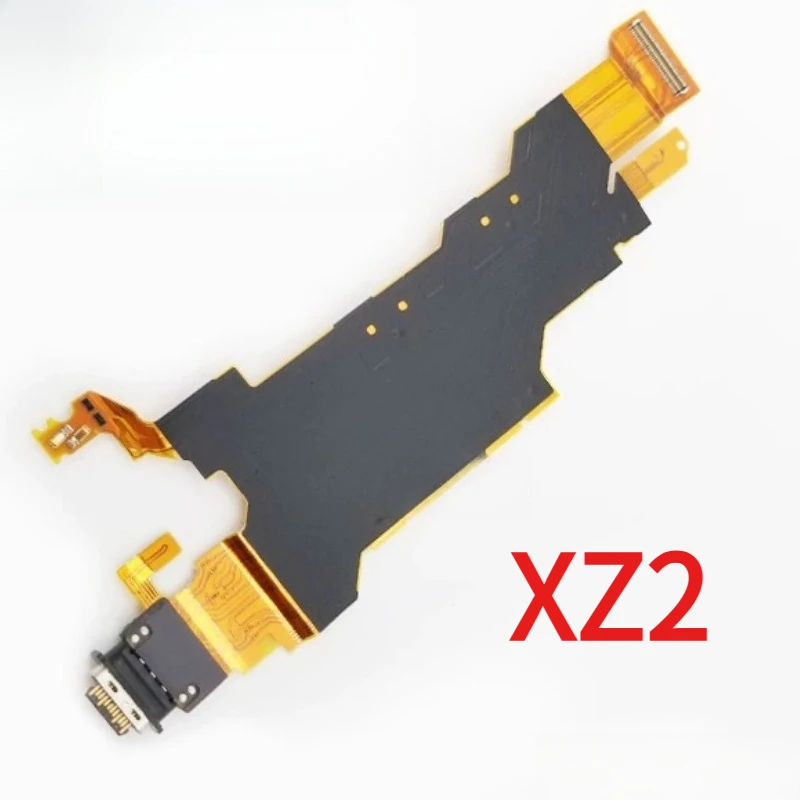 USB Charging Port Charger Dock Connector Flex Cable Replacement For Xperia XZ2 H8216 H8296 Compact Premium Plus