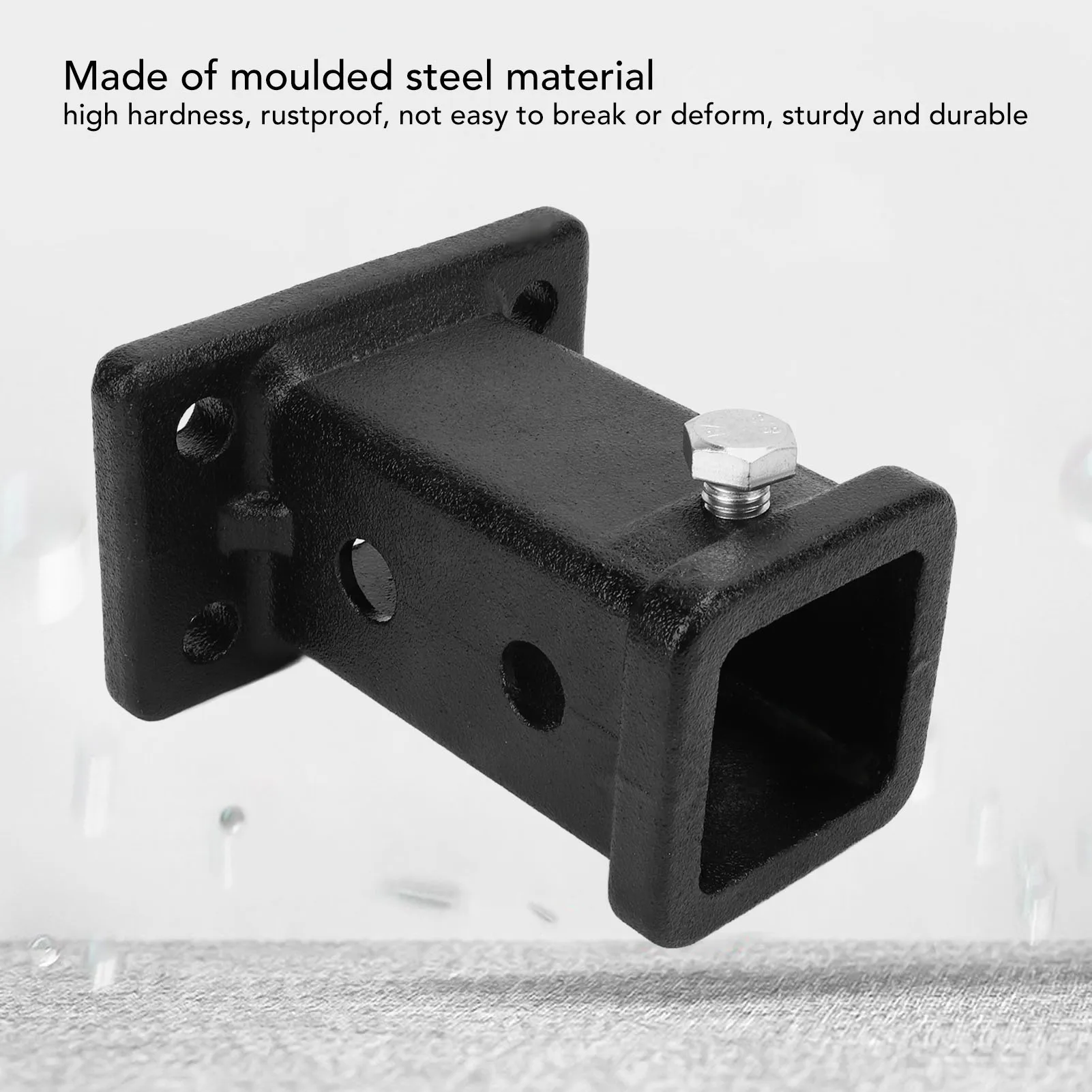 Adaptateur récepteur d'attelage de remorque, Tube récepteur à boulon de 2 pouces pour camions pick-up, Tube récepteur d'attelage à boulon