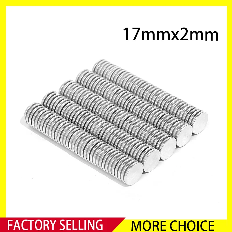 

5~300PCS 17x2mm Magnet Hot Round Magnet Strong Magnets Rare Earth Neodymium Magnet Powerful Round Magnets