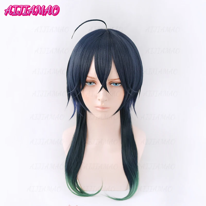 Twisted Wonderland Cosplay Malleus Draconia Cosplay Wig Diasomnia Gradient Long Hair Heat Resistant Synthetic Hair