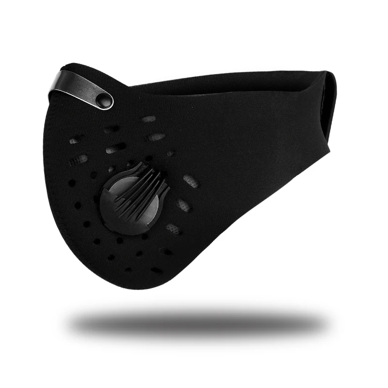 Reusable Face Mask Valves Neoprene Outdoor Cycling Riding Activate Carbon Filter