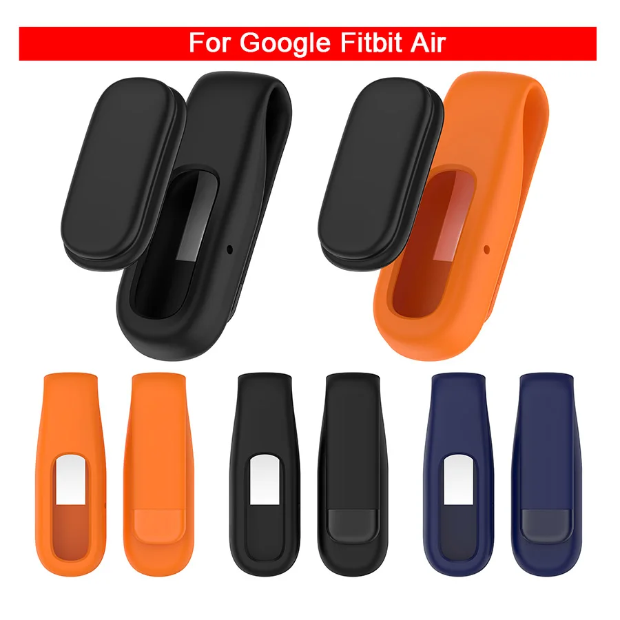 Soft Silicone Case For Google Fitbit Air Portable Clip Buckle Holder TPU Shockproof Casing for Fitbit Air Sport Cover