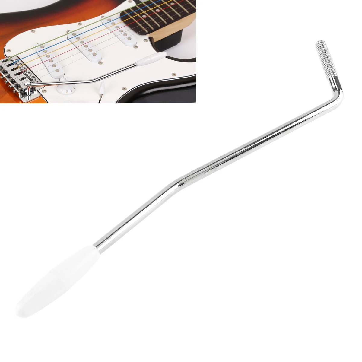 Silver 6mm Tremolo Arm Whammy Bar Vibrato Steel for Electric Guitars Musical Instruments Accessories