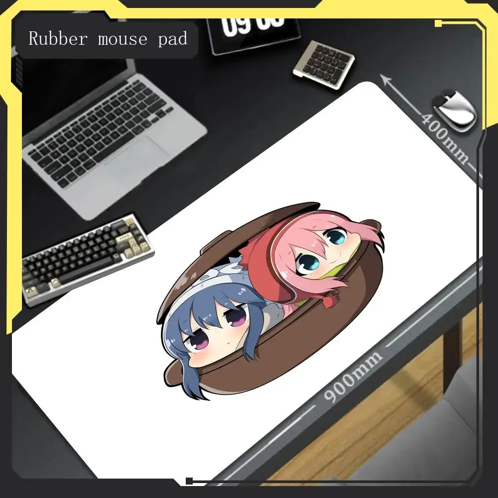 

Anime MousePad Laid-Back Camp Mouse Pad high-definition printing anime large game mouse pad Game console keyboard mouse pad Laid