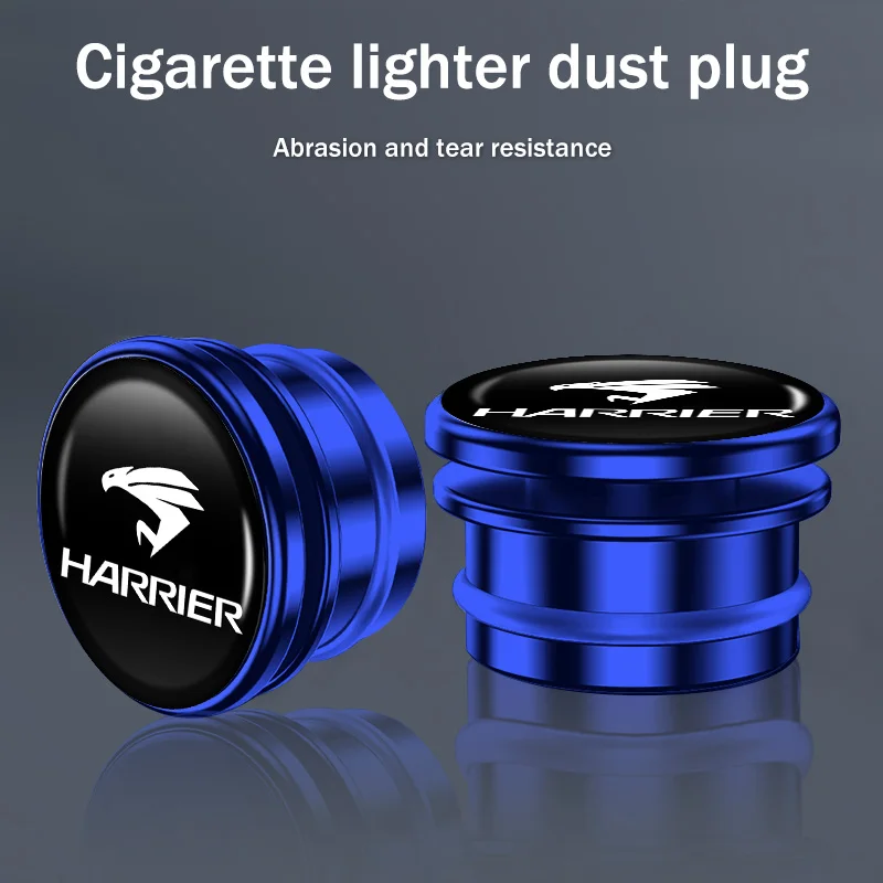 

Car Cigarette Lighter Cover Aluminum Alloy Auto Lighter Button Plugs Dust Cover Car Accessories For Toyota Harrier Corolla Avalo