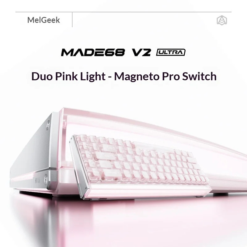 MelGeek MADE68 V2 ULTRA Gaming Keyboard Hall TTC Effect Switch CNC
