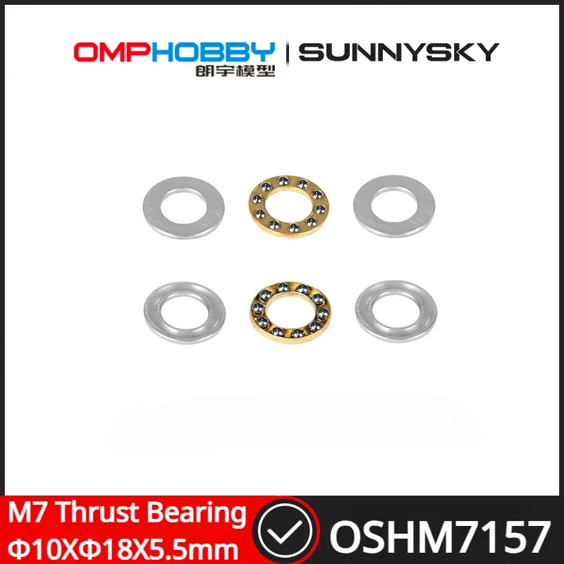 OMPHOBBY M7 RC Helicopter Spare Parts Thrust Bearing Φ10XΦ18X5.5mm OSHM7157