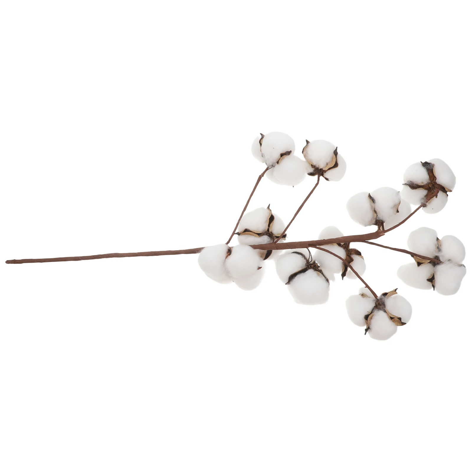 

Dried Cotton Stems Farmhouse Style Artificial Flowers Filler Floral Decor Diy Weddinggarlands Home Decor Simulation Flower