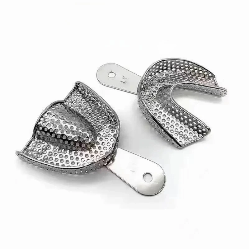 6Pcs/set Stainless Steel Tooth Tray, for Tray Mold Taking, Can Be Sterilized At High Temperature and High Pressure s