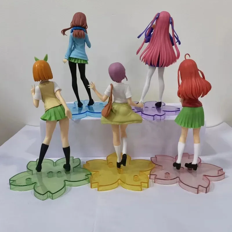 18cm Hot Anime The Quintessential Quintuplets Figur Schuluniform Plissierter Rock Stehend Nakano Miku Modell Statische Actionfigur – Detail 6