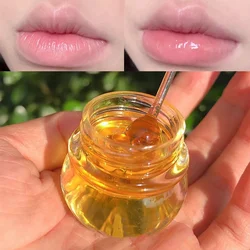 Honey Moisturizing Lip Oil Nourishing Anti-wrinkle Lip Care Oil Anti-cracking Unisex Lip Gloss Honey Smooth Lips Care Makeup