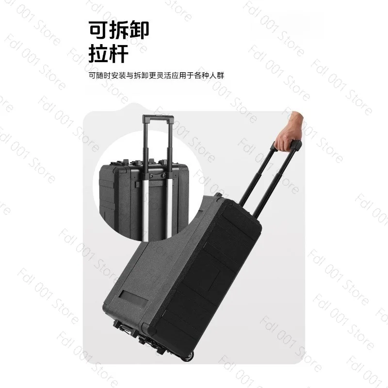 Wireless Mic System with Digital Amp Timer 3U ABS PE Rack Case