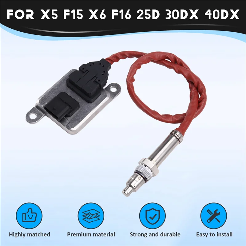 858984401 5wk96697c para sonda 13628589844 sensor nox sensor de oxigênio de nitrogênio para bmw x5 f15 x6 f16 25d 30dx 40dx