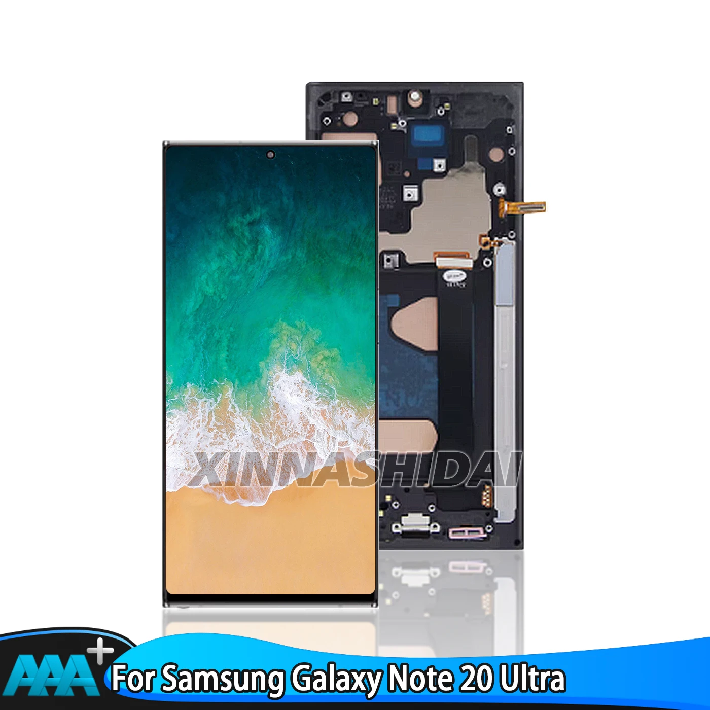 100% probado OLED para Samsung Galaxy Note 20 pantalla LCD de tamaño Ultra grande montaje de digitalizador con pantalla táctil reemplazo de pantalla OLED