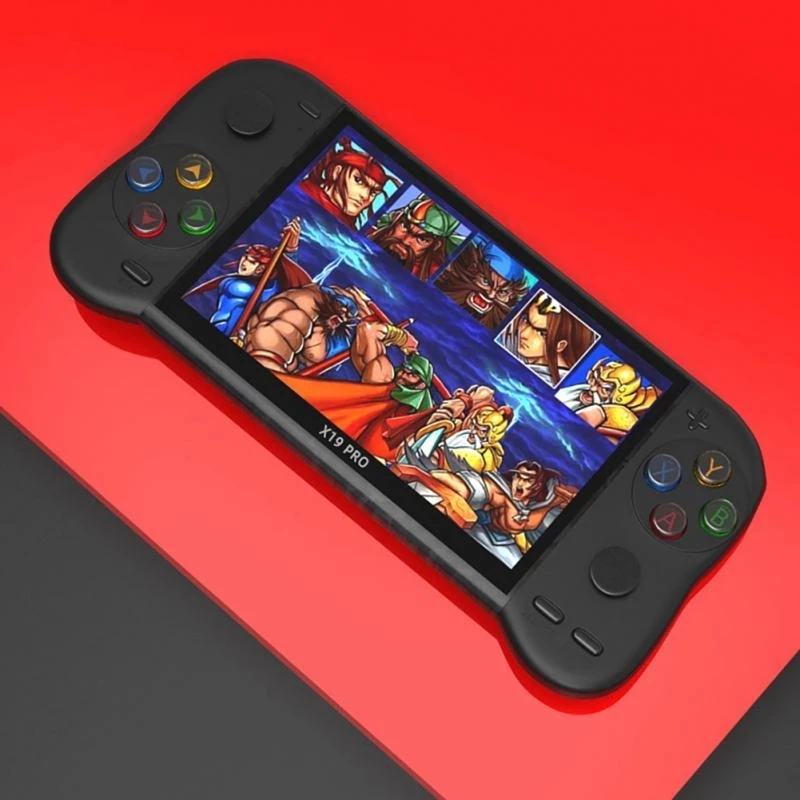 2022 NEW 5.1 Inch X19 Pro Video Game Console 8GB Dual Joystick Handheld Game Console Children Portable Retro Game Console Gaming