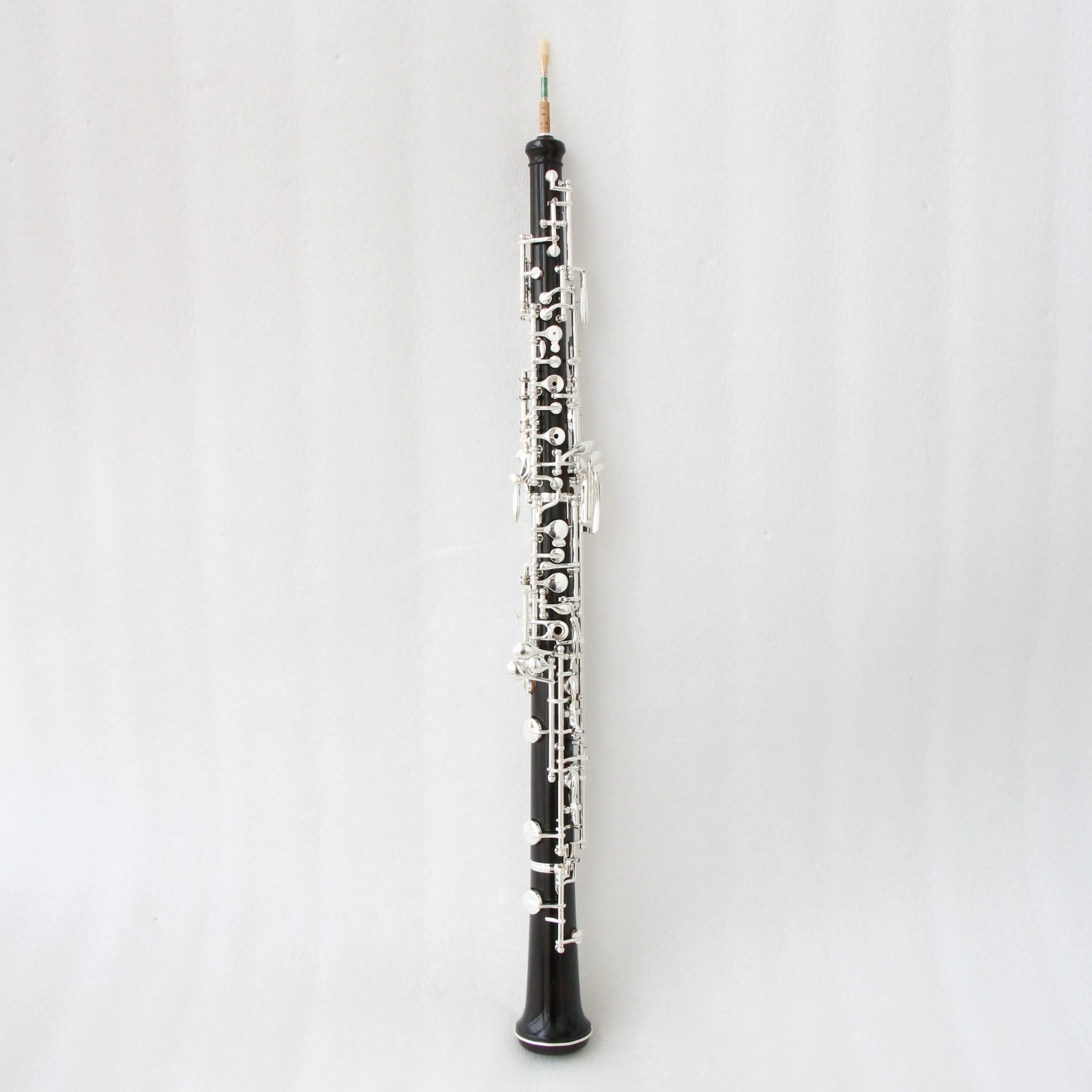 Great Grade Ebony Body Silver Plated Oboe For Professional Performance C Tone Oboe With Portable Instrument Case