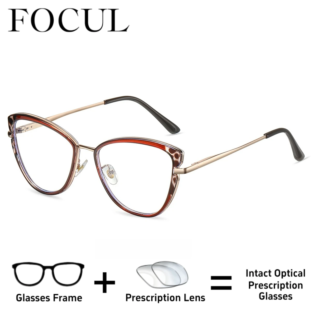 Lunettes de vue photochromiques progressives FOCUL, anti-lumière bleue, personnalisables sur ordonnance