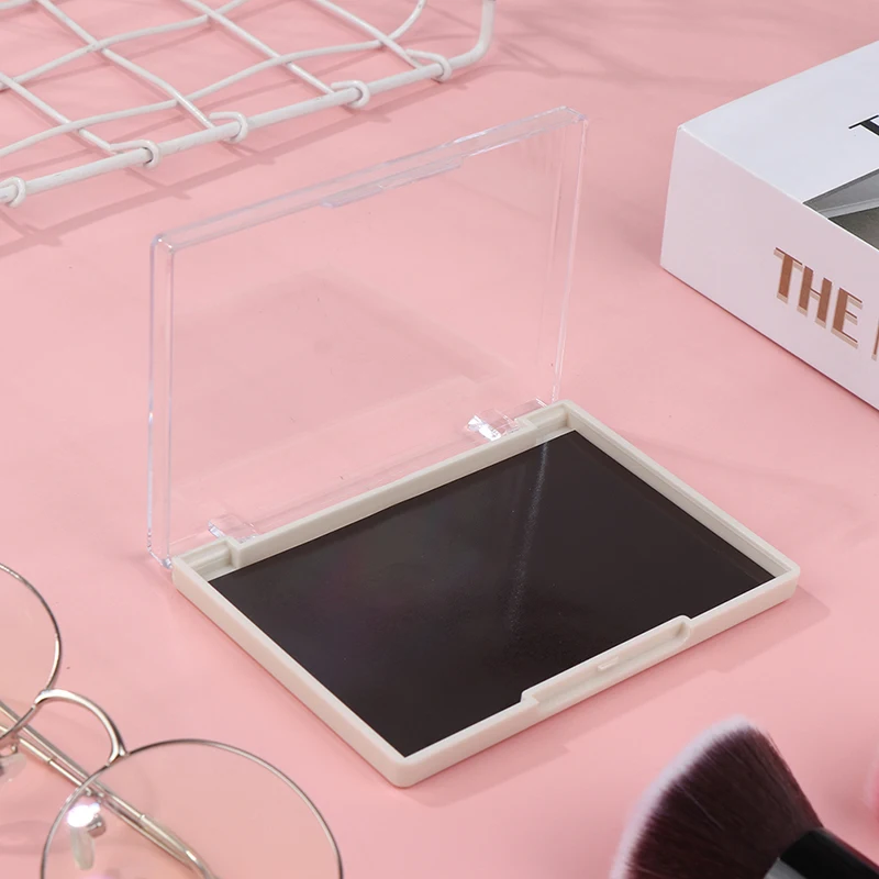 Paleta de cosméticos magnética vacía, colorete de sombra de ojos, caja de maquillaje DIY, caja dispensadora de maquillaje con purpurina, herramientas de belleza, 1Pc