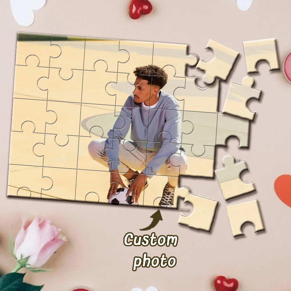 Custom Photo Wooden Jigsaw Puzzle 35/300/500/1000pcs Spring Home Decor, Custom Photo Gift for Family Bonding & Memories