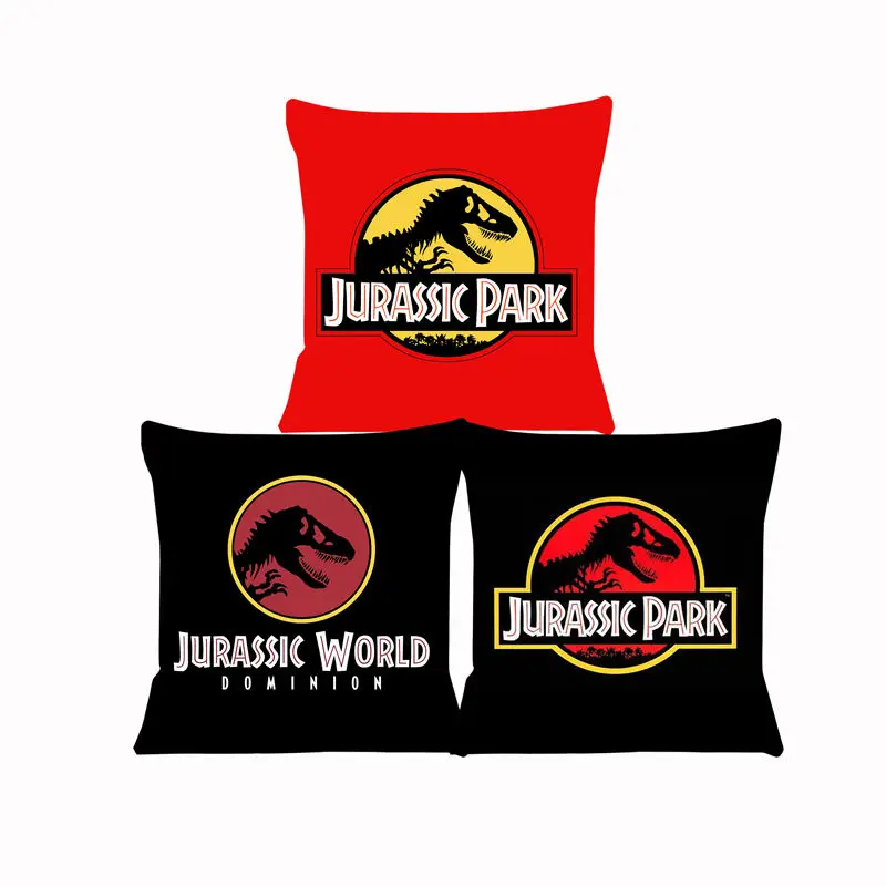 Cushion Cover for Sofa Jurassic Park Pillow Case Cover Seat Car Throw Pillowcase 45X45cm For Home Decorative SJ-501