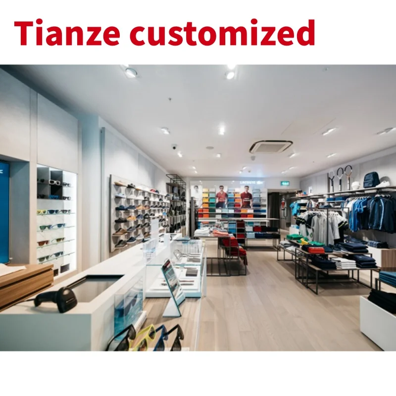 

(customized)Sport Clothing Retail Store Display FixturesCustomized Design Interior Decoration Layout Sport Shop F