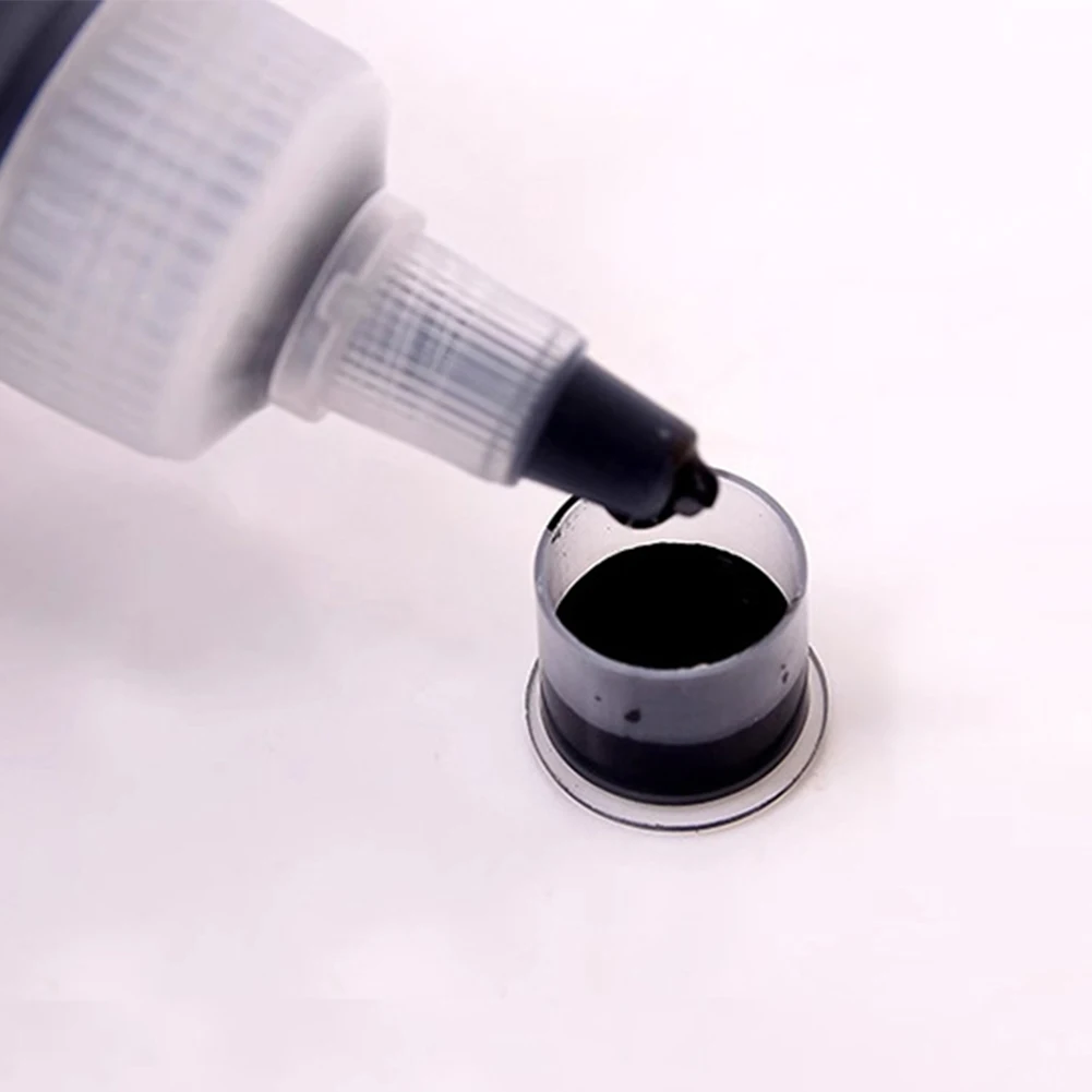 Multi-size Clear Plastic Tattoo Ink Cups Disposable Pigment Holder Anti-spill Microblading Eyebrow Lip Tattoo Accessories