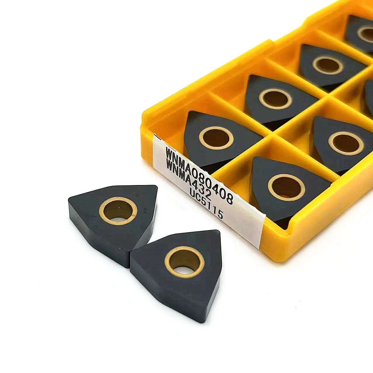 10 pz WNMG080404 WNMG080408 WNMA080412 UC5115 WNMA080404 UC5115 inserti in metallo duro utensile per tornitura esterna strumento per tornio CNC in ghisa