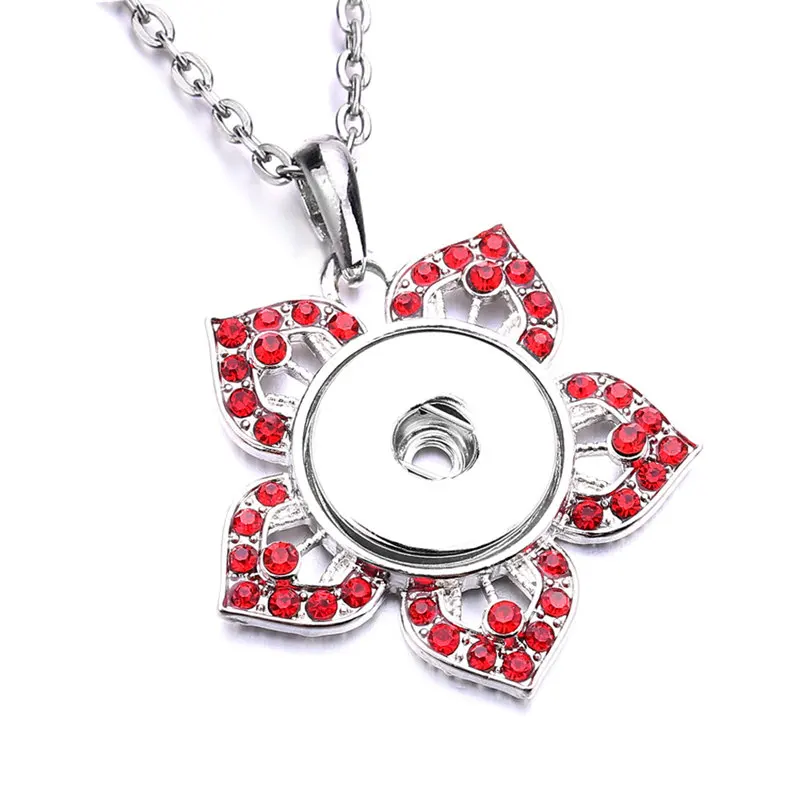 sublimation zircon necklaces pendants button necklace pendant jewelry 008  consumable 20pcs/lot