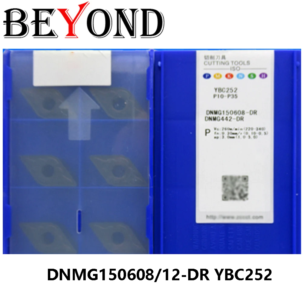 

100% Original DNMG1506 Turning Tools DNMG150608-DR DNMG150612-DR YBC252 Carbide Inserts processing Steel 10pcs/box