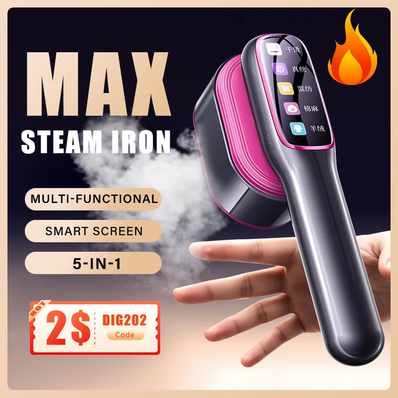 جديد يده البخار الحديد آلة تنظيف الملابس بالبخار المحمولة الصغيرة للملابس التدفئة السريعة السفر الملابس آلة ضغط الأقمشة مع المنزل