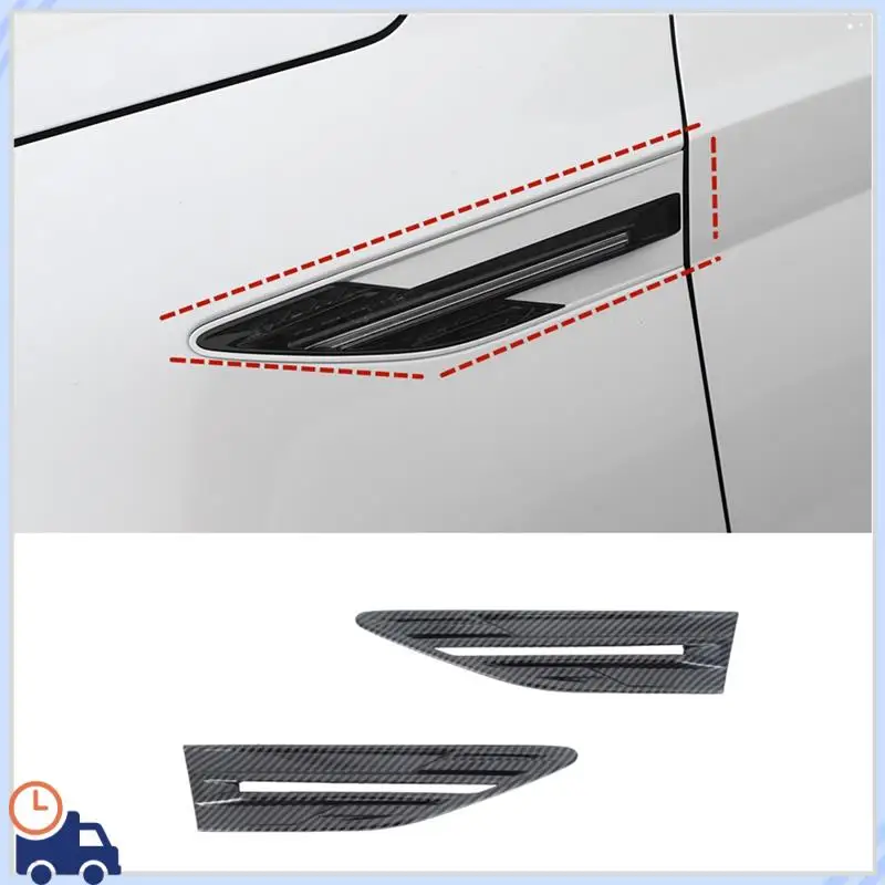 

Durable For Hyundai Sonata DN8 2024 Carbon Fiber Car Side Air Vent Fender Cover Trim Decoration Accessories