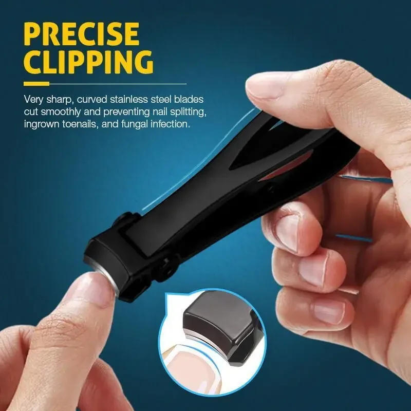 Stainless Steel Large Opening Nail Clippers Thickened Nail Trimmer Stainless Steel Professional Large Opening Nail Tools